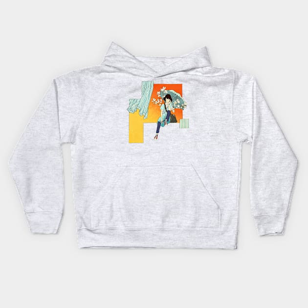 The Tatami Galaxy - Akashi Kids Hoodie by Milewq